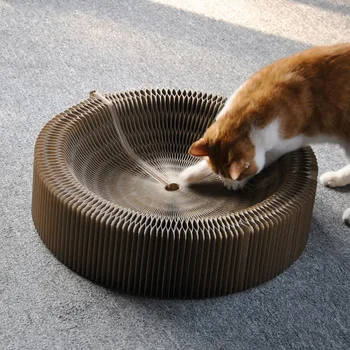 Cat Paper Bed Cat toy deformation cat scratch board Top Quality Grinding claw pet bed cat bed house pet products
Cat Paper Bed Cat toy deformation cat scratch board Top Quality Grinding claw pet bed cat bed house pet products