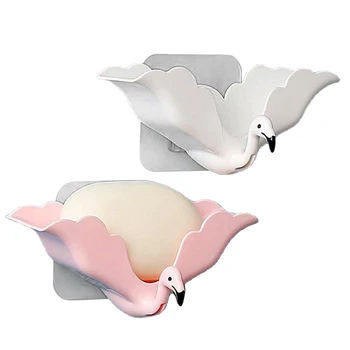 Flamingo Soap Box Drain Suction Cup Wall-mounted Multifunctional Bathroom Storage Accessories
Flamingo Soap Box Drain Suction Cup Wall-mounted Multifunctional Bathroom Storage Accessories