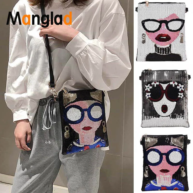 New Style Sexy Woman Fashion Pattern Sequins Decorated Female Totes Ladies Shoulder Bag Crossbody Messenger Bag Casual Handbag
New Style Sexy Woman Fashion Pattern Sequins Decorated Female Totes Ladies Shoulder Bag Crossbody Messenger Bag Casual Handbag
