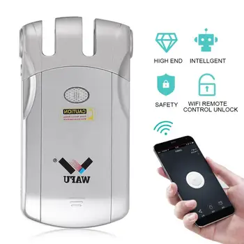 WAFU WF-019 Intelligent Wifi Door Lock Wireless Remote Control Open Close Anti-Theft for Home Indoor Security access control
WAFU WF-019 Intelligent Wifi Door Lock Wireless Remote Control Open Close Anti-Theft for Home Indoor Security access control