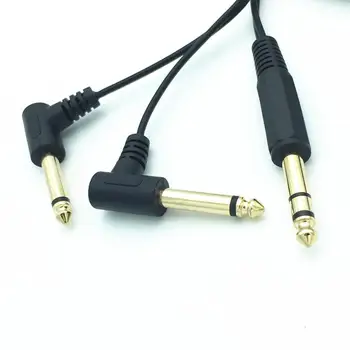 6.35 big three core to double big two core 1 minute 2 audio line 6.3SP-2*6.3MONO mixer line
6.35 big three core to double big two core 1 minute 2 audio line 6.3SP-2*6.3MONO mixer line