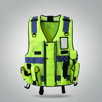 Reflective Vest Multi-bag Construction Site Building Safety Protection Vest Traffic Fluorescent Clothing Jacket 
Reflective Vest Multi-bag Construction Site Building Safety Protection Vest Traffic Fluorescent Clothing Jacket