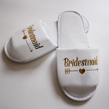 Gold Glitter Letter Wedding Party Slippers Bridal Shower Wedding Decoration Soft Slippers Hen Night Bachelorette Party Supplies
Gold Glitter Letter Wedding Party Slippers Bridal Shower Wedding Decoration Soft Slippers Hen Night Bachelorette Party Supplies