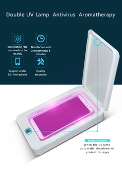 Masks Ultraviolet Sterilizer Box Uvc Light Portable Automatic Disinfection Box with Aromatherapy Blacklight Led Protection
Masks Ultraviolet Sterilizer Box Uvc Light Portable Automatic Disinfection Box with Aromatherapy Blacklight Led Protection