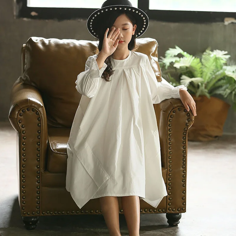 New 2019 Girl's White Dress Cotton Loose Dress Kids Dresses for Girls Baby Princess Dress Children Korean Personality,#5341
New 2019 Girl's White Dress Cotton Loose Dress Kids Dresses for Girls Baby Princess Dress Children Korean Personality,#5341
