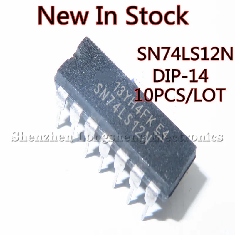 10 шт./лот Новый SN74LS12N 74LS12 DIP-14 три входа NAND gate в наличии | Электронные компоненты и