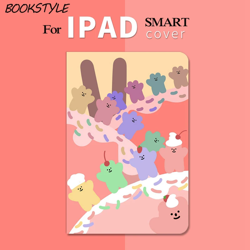 Biscuit bear Smart Flip Cover For iPad Air3 Air2 Pro 9.7 10.5 10.2 11 12.9 2019 Mini 2 3 4 5 Tablet Case For ipad 9.7 2017 2018
Biscuit bear Smart Flip Cover For iPad Air3 Air2 Pro 9.7 10.5 10.2 11 12.9 2019 Mini 2 3 4 5 Tablet Case For ipad 9.7 2017 2018
