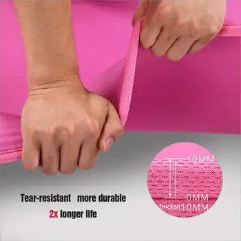 Durable Fitness Mat Non-Slip Mat 183 * 61 * 1cm Body Line Aerobics Elasticity Outdoor Yoga Mat Universal Hemming
Durable Fitness Mat Non-Slip Mat 183 * 61 * 1cm Body Line Aerobics Elasticity Outdoor Yoga Mat Universal Hemming