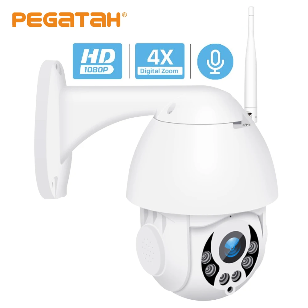 1080P IP Camera Wifi Outdoor PTZ Speed Dome Wireless Wifi Security Camera Pan Tilt 4X Digital Zoom 2MP Network CCTV Surveillance
1080P IP Camera Wifi Outdoor PTZ Speed Dome Wireless Wifi Security Camera Pan Tilt 4X Digital Zoom 2MP Network CCTV Surveillance