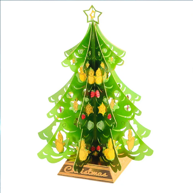 DIY Handmade 3D Metal Mosaic Model for Christmas Tree Insertion and Assembly Creative Puzzle Toys Christmas Gifts
DIY Handmade 3D Metal Mosaic Model for Christmas Tree Insertion and Assembly Creative Puzzle Toys Christmas Gifts