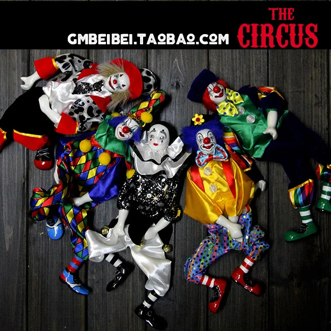 Ceramic Clown Doll Collection Handmade Painted Face Antique Puppets Baby Doll Toys
Ceramic Clown Doll Collection Handmade Painted Face Antique Puppets Baby Doll Toys