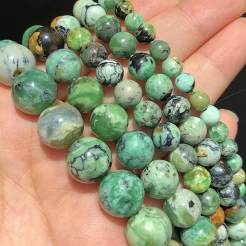 Natural Stone African Turquoises Variscite Mineral Beads 6/8/10/12m Loose Spacer Beads For Jewelry Making DIY Bracelet Necklace
Natural Stone African Turquoises Variscite Mineral Beads 6/8/10/12m Loose Spacer Beads For Jewelry Making DIY Bracelet Necklace