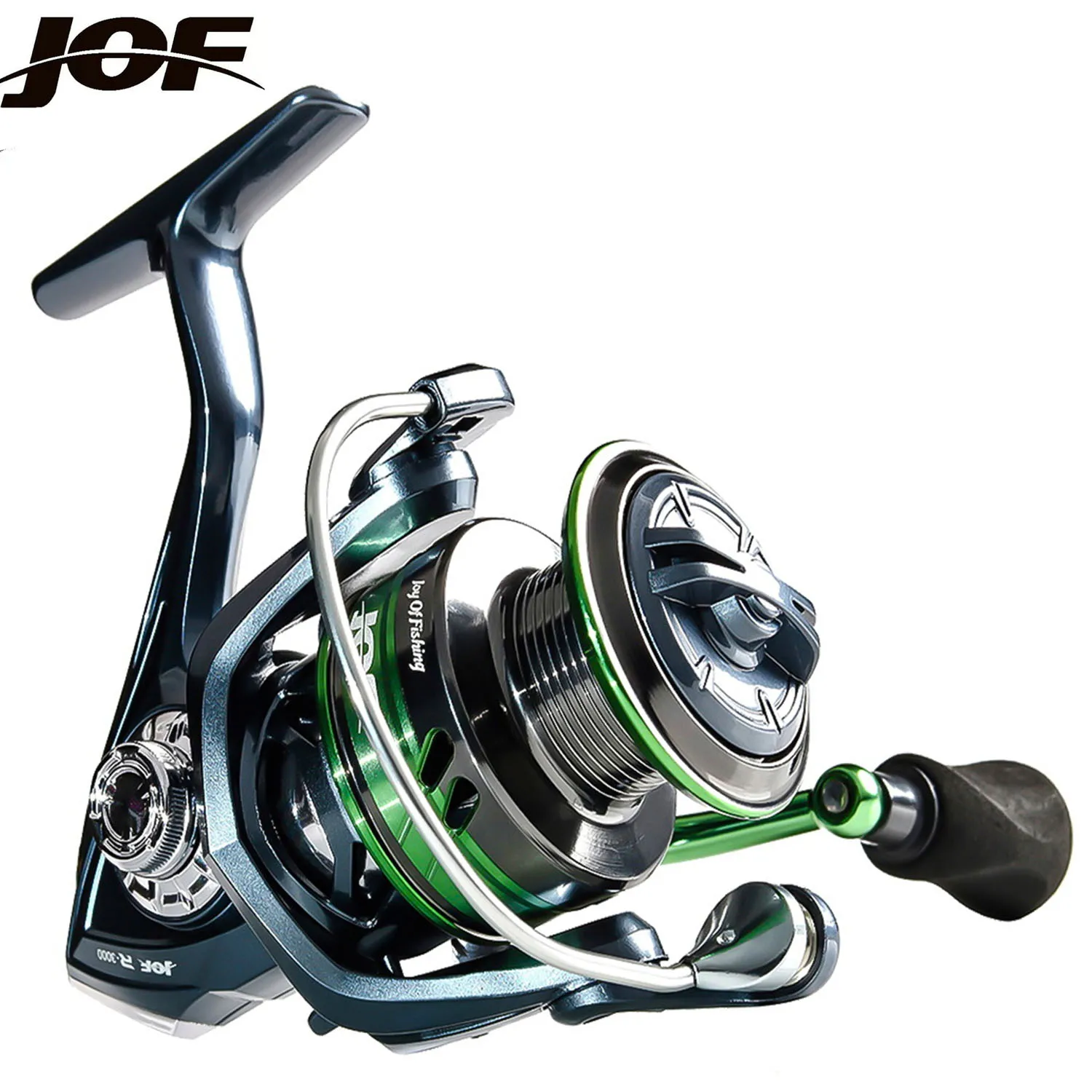 JOF Fishing Reel Metal Spool 9+1BB Ball Bearings 5.2:1 High Speed Saltwater Spinning Wheel Carp Fishing Reel Sea Tackle
JOF Fishing Reel Metal Spool 9+1BB Ball Bearings 5.2:1 High Speed Saltwater Spinning Wheel Carp Fishing Reel Sea Tackle