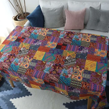 Withme Tablecloth Rectangular tablecloth Bohemia Mediterranean Cotton Linen tablecover Dustproof Washable mesa Table cloth cover
Withme Tablecloth Rectangular tablecloth Bohemia Mediterranean Cotton Linen tablecover Dustproof Washable mesa Table cloth cover