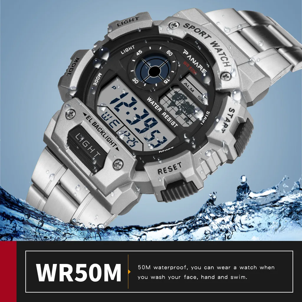 reloj hombre digital Alloy Steel With Luminous Multi Function Waterproof Fashion Men's Electronic Watch zegarek sportowy
reloj hombre digital Alloy Steel With Luminous Multi Function Waterproof Fashion Men's Electronic Watch zegarek sportowy
