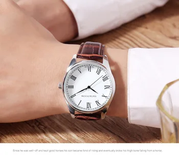 VAVA VOOM Top Brand Modern Watch Men High Quality Brown Snakeskin pattern Leather Male Watch Classic Roman Numerals Quartz Clock
VAVA VOOM Top Brand Modern Watch Men High Quality Brown Snakeskin pattern Leather Male Watch Classic Roman Numerals Quartz Clock