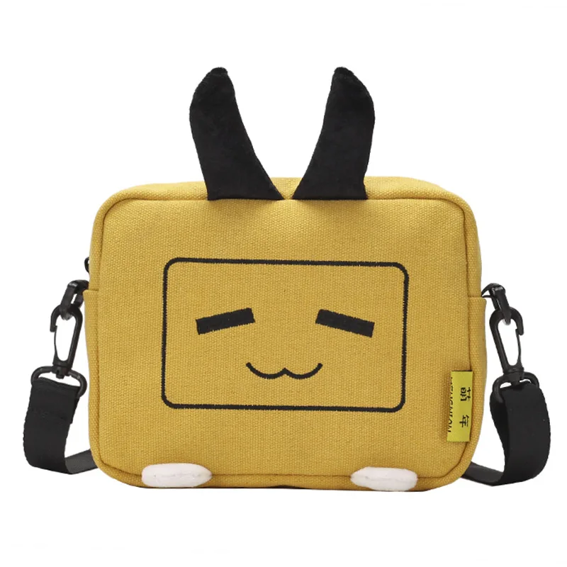 Ougger Little Shoulder Bag Female Crossbody Bags Summer Yellow Canvas Fashion Cute Korean Style Flap Bag with Zipper for School
Ougger Little Shoulder Bag Female Crossbody Bags Summer Yellow Canvas Fashion Cute Korean Style Flap Bag with Zipper for School