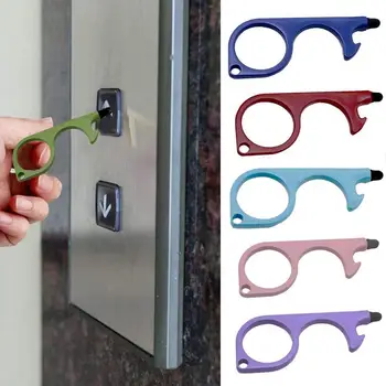 Touch Screen Buttons EDC Door Opener Hygiene Hand Antimicrobial Contactless Press Elevator Tool Portable Door Opener Keychain
Touch Screen Buttons EDC Door Opener Hygiene Hand Antimicrobial Contactless Press Elevator Tool Portable Door Opener Keychain