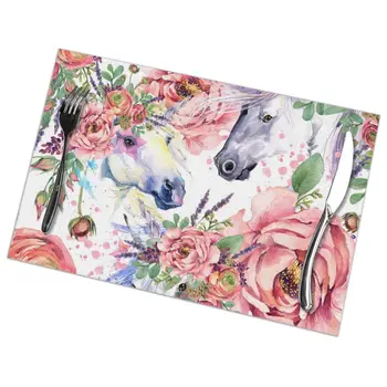 Set of 6 Magic Unicorn Roses Flowers Placemats for Dining Table Place Mat in Kitchen Accessories Cup Wine Mat
Set of 6 Magic Unicorn Roses Flowers Placemats for Dining Table Place Mat in Kitchen Accessories Cup Wine Mat