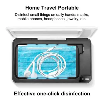White Multipurpose Portable Masks Disinfection Box Phone Sterilizer Uv Sterilizer Smartphone Charger Wireless Charger Key
White Multipurpose Portable Masks Disinfection Box Phone Sterilizer Uv Sterilizer Smartphone Charger Wireless Charger Key