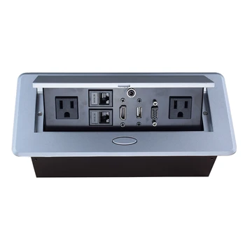 JACEPFY Table Pop up Power Strip Date Hub Connection Box with Outlet Network HDMI for Office Desk(Silver)
JACEPFY Table Pop up Power Strip Date Hub Connection Box with Outlet Network HDMI for Office Desk(Silver)