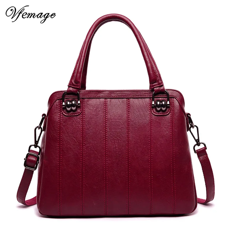 Фото Винтажная сумка Vfemage женские сумки с ручками сверху женская сумка-мессенджер