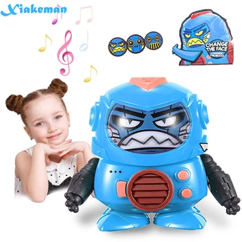 Face-changing Voice-recording Interactive Robot, Recording and Intercom Mode Educational Parent-child Interactive Toys
Face-changing Voice-recording Interactive Robot, Recording and Intercom Mode Educational Parent-child Interactive Toys