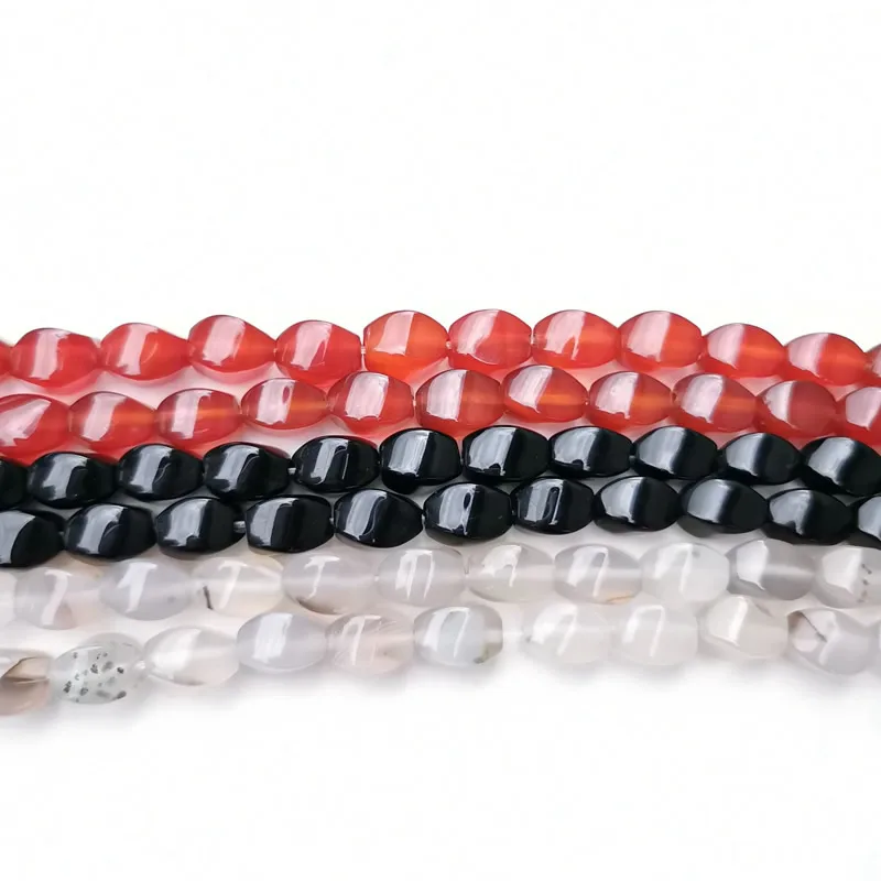 8x12mm onyx 3 color Twist Agat,Natural Stone Beads, Fahsion DIY Beads For Jewelry Making Strand 15" Free Shipping
8x12mm onyx 3 color Twist Agat,Natural Stone Beads, Fahsion DIY Beads For Jewelry Making Strand 15" Free Shipping