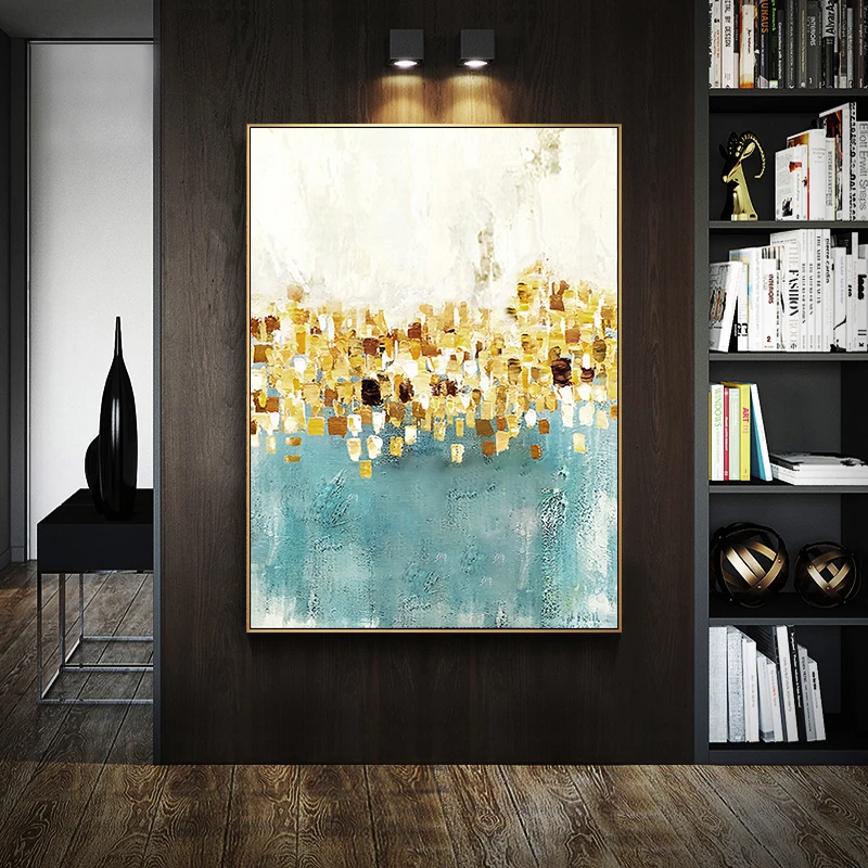 

Hand-painted Abstract Oil Painting Nordic Dancing Star Restaurant Entrance Hallway Living Room Backdrop Paintings Decorative Pai