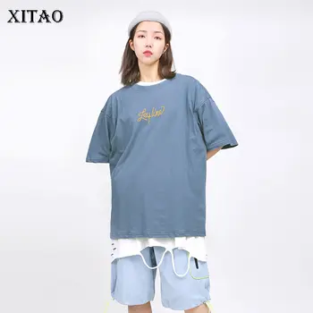 XITAO Original Style Solid Color Print Graffiti Short Sleeve O Neck Damp Loose Designt Shirt 2020 Summer New Tee Women XJ4546
XITAO Original Style Solid Color Print Graffiti Short Sleeve O Neck Damp Loose Designt Shirt 2020 Summer New Tee Women XJ4546