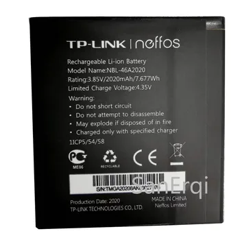 10pcs 2020mAh 7.6Wh NBL-46A2020 Replacement Battery For TP-link Neffos Y5L TP905A TP801A Rechargeable Li-polymer Bateria Battery
10pcs 2020mAh 7.6Wh NBL-46A2020 Replacement Battery For TP-link Neffos Y5L TP905A TP801A Rechargeable Li-polymer Bateria Battery