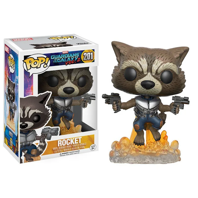FUNKO POP New Arrive Guardians of Galaxy Rocket #201 Vinyl Action Figure Collection Model Toys for Children Christmas Gift
FUNKO POP New Arrive Guardians of Galaxy Rocket #201 Vinyl Action Figure Collection Model Toys for Children Christmas Gift