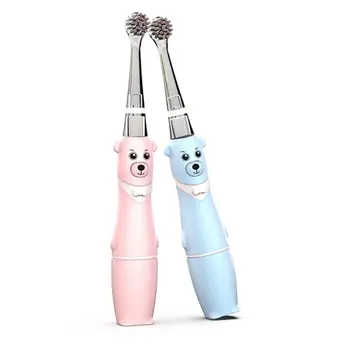 Baby Kids Waterproof Electric Toothbrush Cute Bear Handle LED Oral Cleaning Tool
Baby Kids Waterproof Electric Toothbrush Cute Bear Handle LED Oral Cleaning Tool