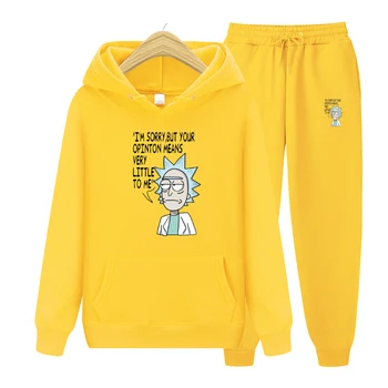 Men's Sets Hoodie Pants Sweatsuit Male Sportswear Tracksuit Men Set Brand Sporting Suit Track Sweat Print Rick Morty Jackets
Men's Sets Hoodie Pants Sweatsuit Male Sportswear Tracksuit Men Set Brand Sporting Suit Track Sweat Print Rick Morty Jackets