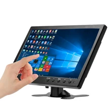 Tela de toque hd 10.1 "monitor 1920*1200 lcd com bnc/av/vga/hdmi/usb/alto-falante lcd capacitivo industrial para raspberry pi(China)