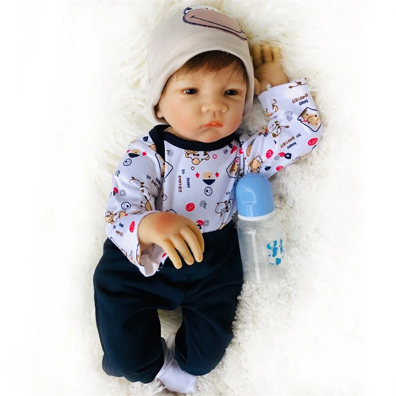 20Inches Cute Short Hair Rebirth Babe Doll Children Companion Toys Cotton Body Newborn Babe Doll Kids Presents
20Inches Cute Short Hair Rebirth Babe Doll Children Companion Toys Cotton Body Newborn Babe Doll Kids Presents