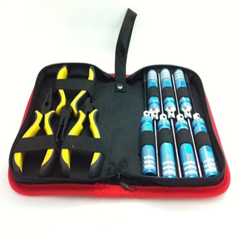 Model Special Toolkit Ten Kits of Hexagonal Cross One-Zipper Remote Control Vehicle Repair and Shunting Toolkit High Quality
Model Special Toolkit Ten Kits of Hexagonal Cross One-Zipper Remote Control Vehicle Repair and Shunting Toolkit High Quality