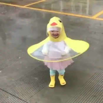 Flying Saucer Raincoat Children Cartoon Yellow Duck Raincoat UFO Shape Umbrella Foldable Raincoat Hooded Poncho Cloak
Flying Saucer Raincoat Children Cartoon Yellow Duck Raincoat UFO Shape Umbrella Foldable Raincoat Hooded Poncho Cloak