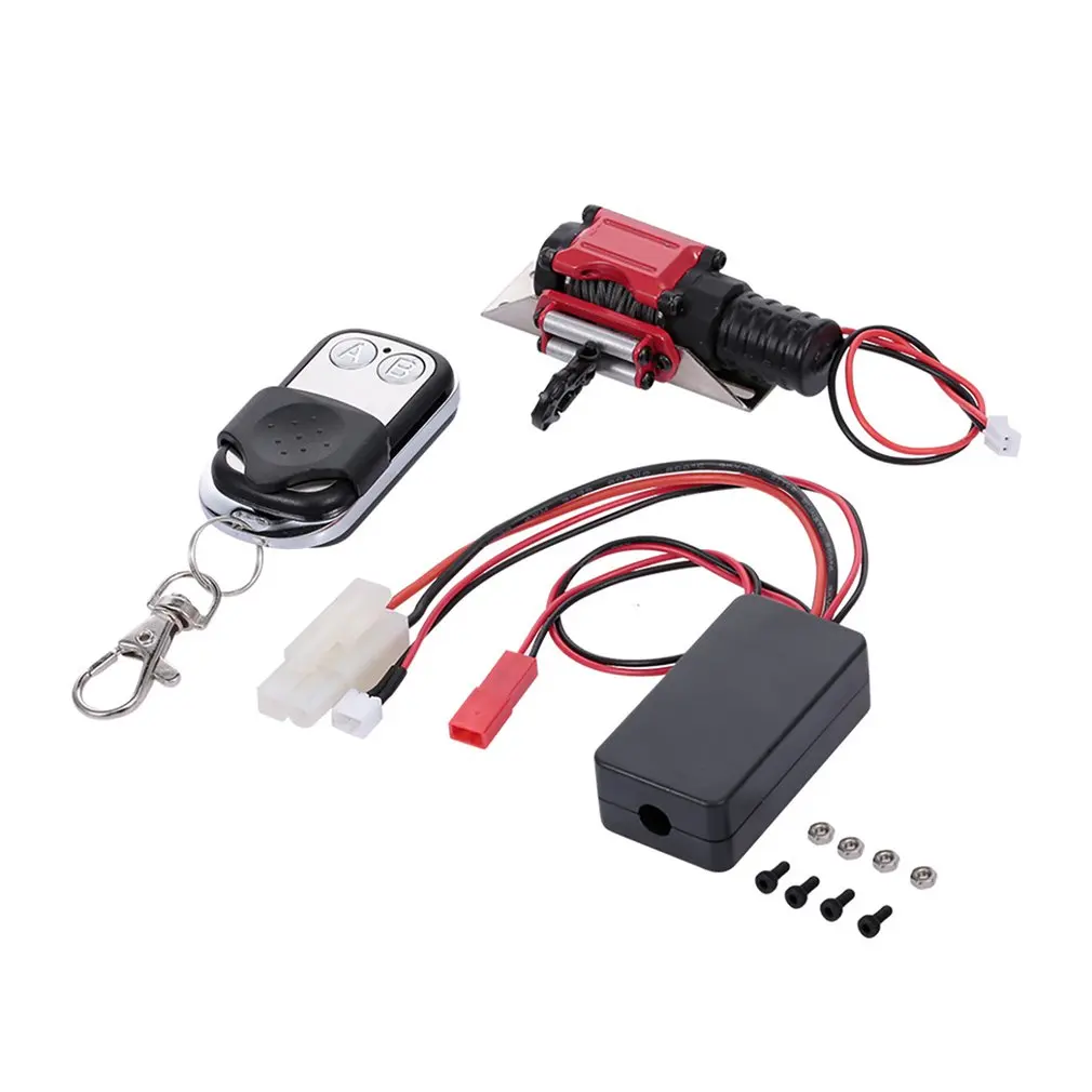 For Model Car General Purpose Winch With Button Remote Control Wireless Remote Control Receiver Upgrade Accessories
For Model Car General Purpose Winch With Button Remote Control Wireless Remote Control Receiver Upgrade Accessories