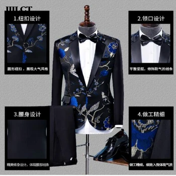 Custom men's embroidered suit suit ceremonies presided over chorus suit 2019 new print suit men's suits 
Custom men's embroidered suit suit ceremonies presided over chorus suit 2019 new print suit men's suits