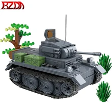 BZDA WW2 German L Light Tank Model Building Blocks MOC Technology Military Soldier Figure Armored Tank Bricks For Kids Toys Gift
BZDA WW2 German L Light Tank Model Building Blocks MOC Technology Military Soldier Figure Armored Tank Bricks For Kids Toys Gift