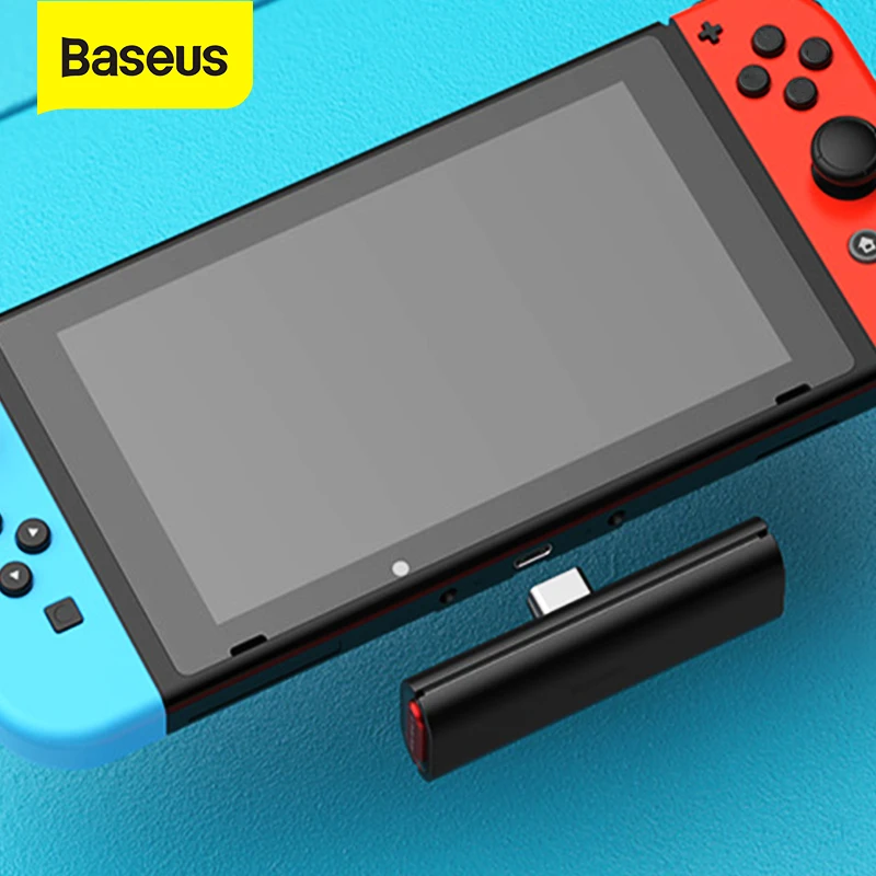 Baseus Wireless Bluetooth Transmitter V5.0 Receiver For Nintendo Switch 18W Fast Charge Low Latency Type-C USB Wireless Adapter
Baseus Wireless Bluetooth Transmitter V5.0 Receiver For Nintendo Switch 18W Fast Charge Low Latency Type-C USB Wireless Adapter