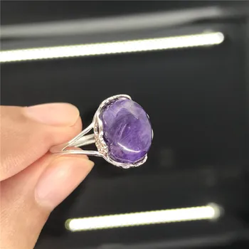 100% Natural Purple Charoite Beads Ring Jewelry Women Female Lady 13x10mm Love Gift 925 Silver Gemstone Adjustable Ring AAAAA
100% Natural Purple Charoite Beads Ring Jewelry Women Female Lady 13x10mm Love Gift 925 Silver Gemstone Adjustable Ring AAAAA