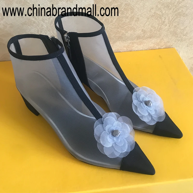 2019 Womens Elegant Summer Mesh Grosgrain Low Heel Shoes Breathable Pointed Toe Short Mid Block Heel Boots Slip On Sandal
2019 Womens Elegant Summer Mesh Grosgrain Low Heel Shoes Breathable Pointed Toe Short Mid Block Heel Boots Slip On Sandal
