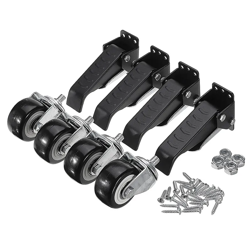 4pcs Upgrade Heavy Duty Workbench Caster Kit 400lbs Woodworking Table Wheel Set
4pcs Upgrade Heavy Duty Workbench Caster Kit 400lbs Woodworking Table Wheel Set