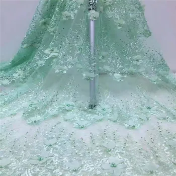 Latest Nigerian Tulle Lace green French Net stones Beaded 3d Lace Fabric For Nigerian Wedding Embroidery African Lace Fabric
Latest Nigerian Tulle Lace green French Net stones Beaded 3d Lace Fabric For Nigerian Wedding Embroidery African Lace Fabric