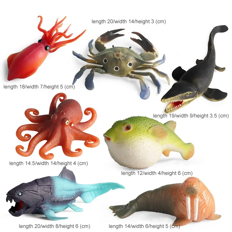 Creative Octopus Ornaments Simulation Sea Life Animals Crafts Soft PVC Pufferfish Crab Model Figures Miniature Toy Kids Gift
Creative Octopus Ornaments Simulation Sea Life Animals Crafts Soft PVC Pufferfish Crab Model Figures Miniature Toy Kids Gift