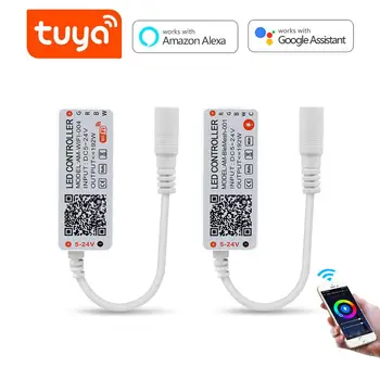 Tuya Smart Life RGB Controller For LED Strip WiFi Remote Control Work With Google Home Alexa Smart Home LED Controller
Tuya Smart Life RGB Controller For LED Strip WiFi Remote Control Work With Google Home Alexa Smart Home LED Controller