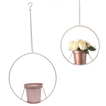 1Pc Iron Art Flowerpot Hanging Ornament Hanging Planter Decoration Creative Wall Hanging Flower Pot Hanger Pendant
1Pc Iron Art Flowerpot Hanging Ornament Hanging Planter Decoration Creative Wall Hanging Flower Pot Hanger Pendant