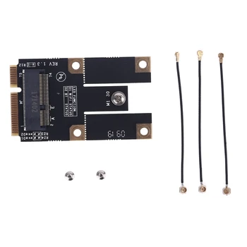 M.2 NGFF to Mini PCI-E Interface Adapter Card with Bluetooth Adapter Cable for AX200 9260 8265 8260 WiFi6 Wireless Card
M.2 NGFF to Mini PCI-E Interface Adapter Card with Bluetooth Adapter Cable for AX200 9260 8265 8260 WiFi6 Wireless Card